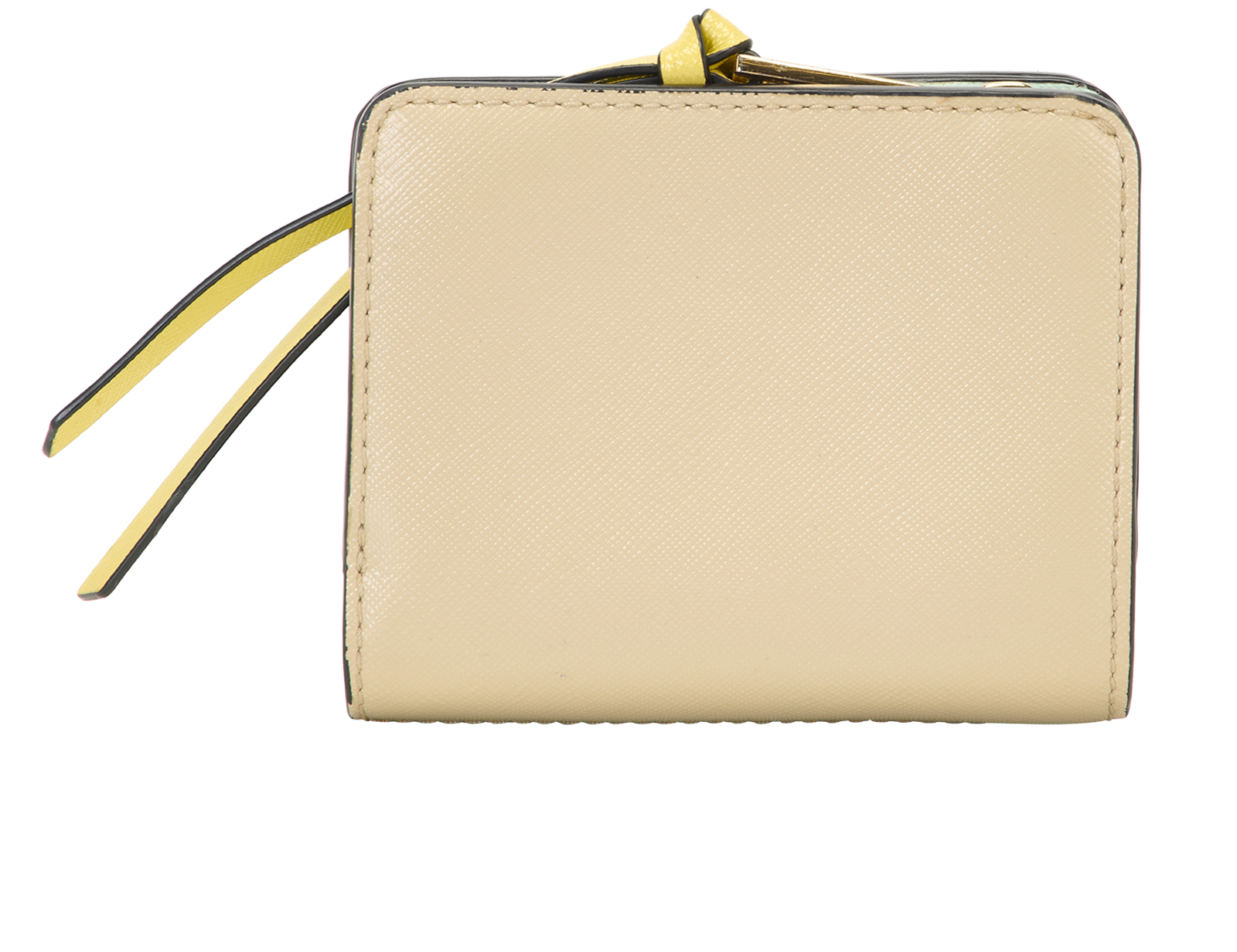 Marc Jacobs The Mini Compact Wallet, &pound;50, Accessories, Beige/Pink, Leather, Back view